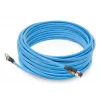 ACT modrá 85 metrov S/FTP CAT6A B2ca PoE++ 100W pevný vopred zostavený inštalačný kábel, RJ45 konektor samec – samec