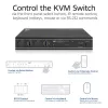 KVM prepínač ACT 2-port USB-C/HDMI 4K@60Hz AC7922 s USB klávesnicou/myšou, HDMI video, 100W PD