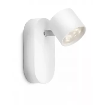 Stropné/nástenné bodové svietidlo Philips myLiving Star 6,5 W LED, 1-plamenné, 2700 K, IP20, biela