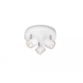 Stropné/nástenné svietidlo Philips Dimmable LED Star 3x 16,5 W, 2700 K, 1500 lm, IP20, biela