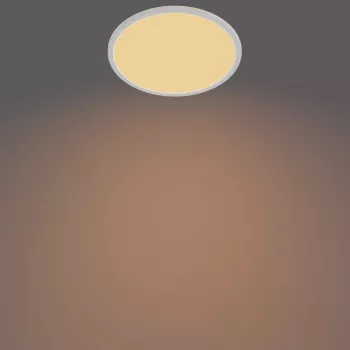 Stropné svietidlo Philips Functional Super tenké 18 W LED, okrúhle, biela, nevymeniteľný zdroj svetla, 220–240 V