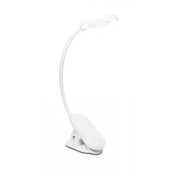 Philips Functional Forys clip stolové svietidlo, biela, plast, spálňa, obývacia izba, kancelária, moderné, IP20, III