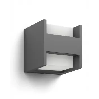 Vonkajšie nástenné svietidlo Signify Philips Arbour nástenné svietidlo 3,8 W LED antracit