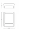 Vonkajšie nástenné svietidlo Signify Philips Arbour 3,8 W LED antracit, 220–240 V, 1-plamenné