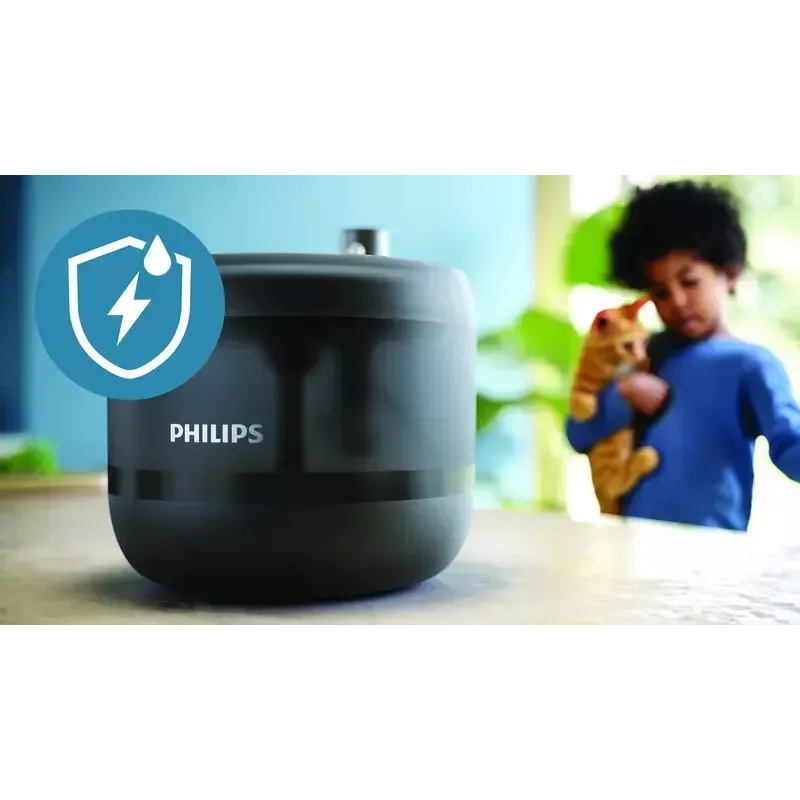 Automatická fontánka pre domáce zvieratá Philips 3000 Series PAW3210/02, 2,2 L, USB/AC, čierna, plast