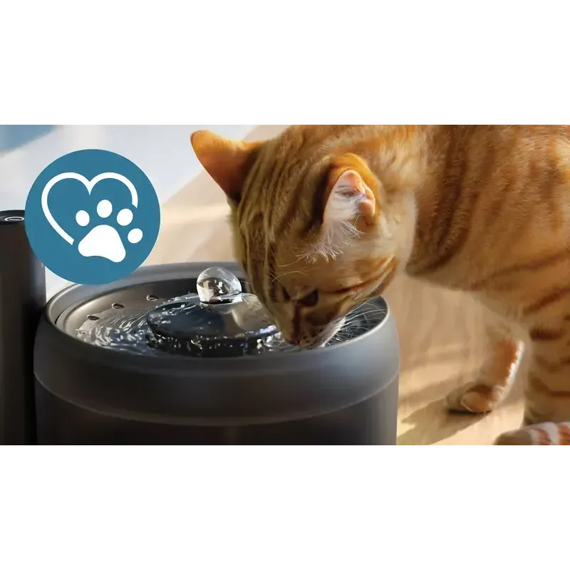 Automatická fontánka pre domáce zvieratá Philips 3000 Series PAW3210/02, 2,2 L, USB/AC, čierna, plast
