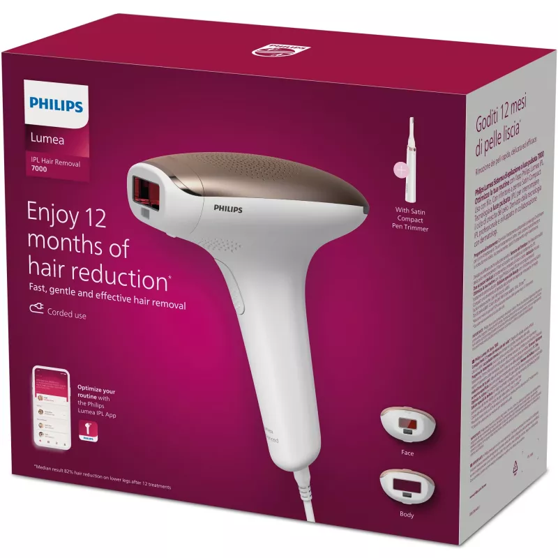 Philips Lumea Advanced Lumea IPL 7000 Series BRI921/00 IPL epilátor na dlhotrvajúce výsledky