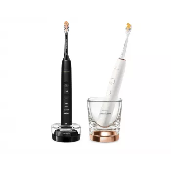 Philips Sonicare DiamondClean HX9914/69 elektrická zubná kefka dospelí sonická zubná kefka čierna, zlatá, ružová