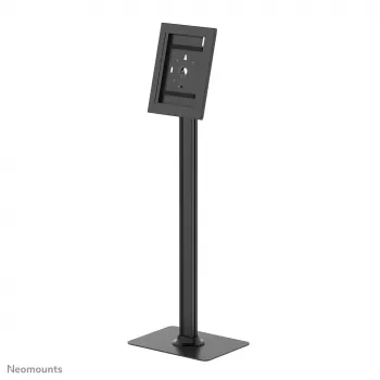 Podlahový stojan na tablet Neomounts FL15-627BL1 — univerzálny, uzamykateľný, max. zaťaženie 3 kg, čierny