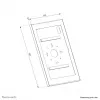 Puzdro na tablet Neomounts WL15-603BL1 — uzamykateľné univerzálne puzdro pre 14,6-palcové tablety (37,1 cm), čierne