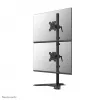 Neomounts stojan na dva monitory DS45-600BL2V pre 2 displeje 10–32 palcov, VESA 75x75–100x100, max. nosnosť 9 kg, voľne stojaci, čierny