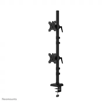 Neomounts DS60-600BL2V rameno na dva monitory 10-32 palcov, svorka/prechod stolom, 9 kg, 25.4 cm (10 palcov), 81.3 cm (32 palcov), 100 x 100 mm, čierny