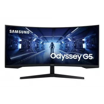 Samsung G55T počítačový monitor 86,4 cm (34 palcov) 3440 x 1440 pixelov UltraWide Quad HD LED čierny