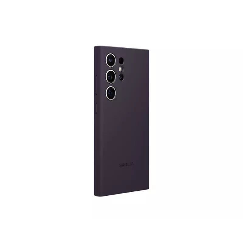 Puzdro Samsung Galaxy S24 Ultra silikónové puzdro tmavofialové