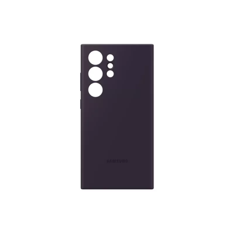 Puzdro Samsung Galaxy S24 Ultra silikónové puzdro tmavofialové