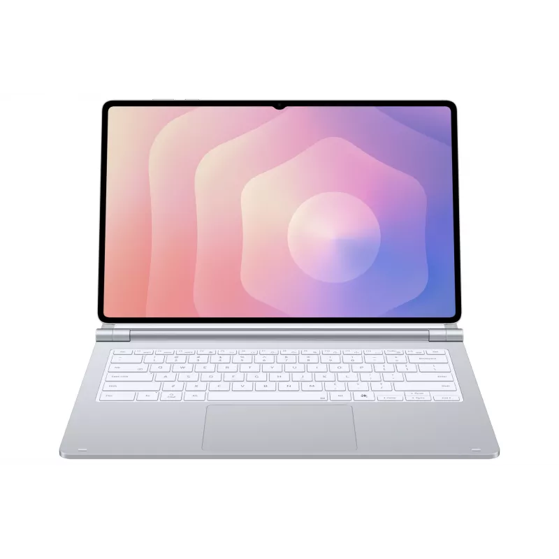 Samsung EF-DX935 QWERTY anglický Pogo Pin strieborný