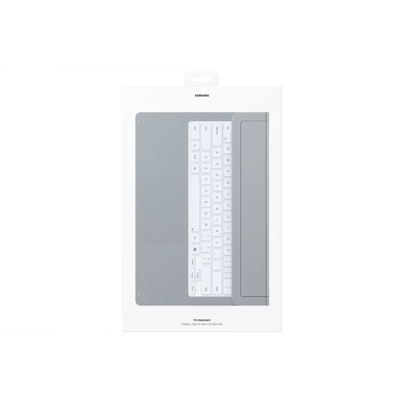 Samsung EF-DX935 QWERTY anglický Pogo Pin strieborný