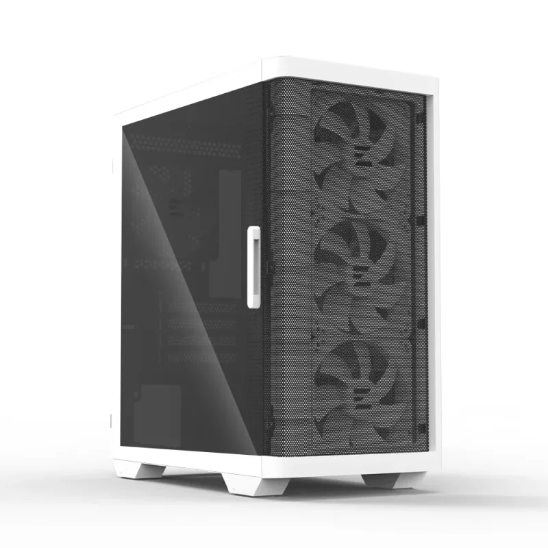 Zalman M4 WHITE počítačová skriňa Mini Tower čierna, biela