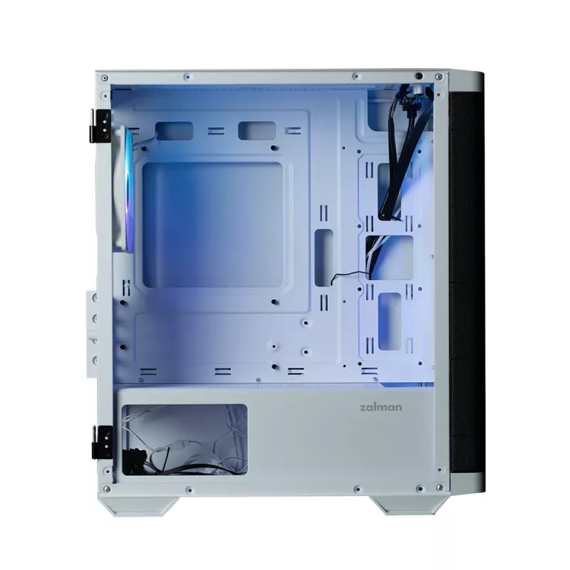Zalman M4 WHITE počítačová skriňa Mini Tower čierna, biela