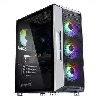 Zalman I3 Neo ATX Mid Tower PC skriňa Mesh predná strana pre efektívne chladenie 3 predinštalované ventilátory Midi Tower čierna