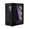 Zalman I3 Neo ATX Mid Tower PC skriňa Mesh predná strana pre efektívne chladenie 3 predinštalované ventilátory Midi Tower čierna