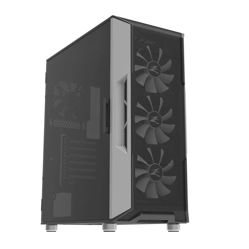 Zalman I3 Neo ATX Mid Tower PC skriňa Mesh predná strana pre efektívne chladenie 3 predinštalované ventilátory Midi Tower čierna