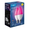 TP-Link Tapo L430C inteligentná žiarovka, balenie 2 ks, viacfarebná, E14