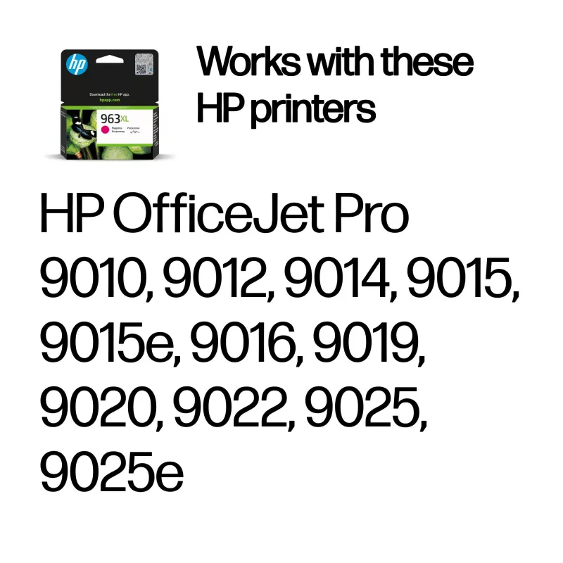 HP 963XL High Yield Magenta originálna atramentová kazeta, magenta, 1 kus, 1600 strán