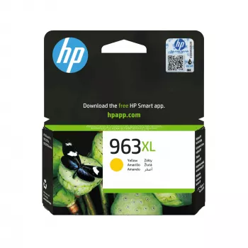 HP 963XL High Yield žltá originálna atramentová kazeta, žltá, 1 kus, 1600 strán