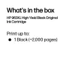 HP 963XL High Yield čierna originálna atramentová kazeta, čierna, 1 ks, 2000 strán