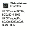 HP 912 čierna originálna atramentová kazeta, čierna, 1 ks, 250 strán