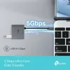 TP-Link UH3020C rozbočovač USB Type-C 5000 Mbit/s sivý
