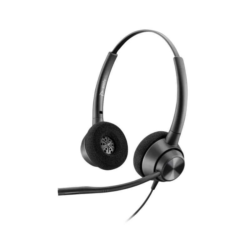 HP Poly EncorePro 320 stereo USB-A headset TAA, 105 g, čierna