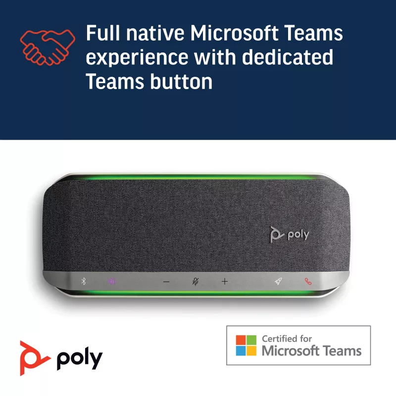 HP Poly Sync 40 konferenčný reproduktor certifikovaný pre Microsoft Teams