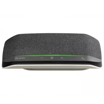 HP Poly Sync 10 USB-A USB-C konferenčný reproduktor, strieborná, Windows 10, Windows 11, MacOS, RoHS, Federal Communications Commission (FCC), CE, 182 mm, 89 mm