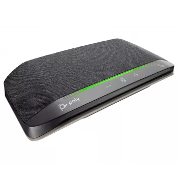 HP Poly Sync 10 USB-A USB-C konferenčný reproduktor, strieborná, Windows 10, Windows 11, MacOS, RoHS, Federal Communications Commission (FCC), CE, 182 mm, 89 mm
