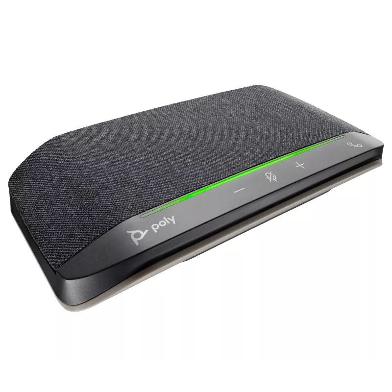 HP Poly Sync 10 USB-A USB-C konferenčný reproduktor, strieborná, Windows 10, Windows 11, MacOS, RoHS, Federal Communications Commission (FCC), CE, 182 mm, 89 mm