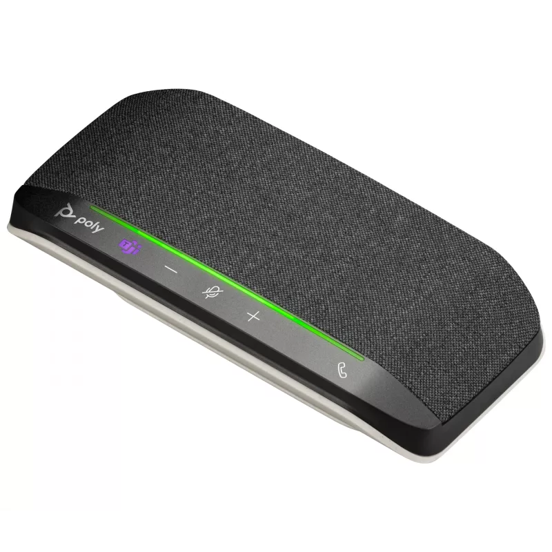 HP Poly Sync 10 Microsoft Teams certifikovaný hlasitý telefón, strieborná, Windows 10, Windows 11, MacOS, RoHS, Federal Communications Commission (FCC), CE, 182 mm, 89 mm