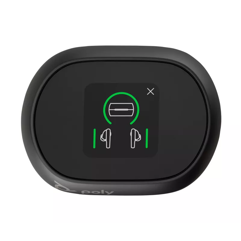 HP Poly Voyager Free 60+ UC Carbon čierne slúchadlá +BT700 USB-C adaptér +dotykové nabíjacie puzdro