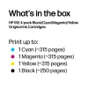 HP 912 4-balík čierna/azúrová/purpurová/žltá originálne atramentové kazety