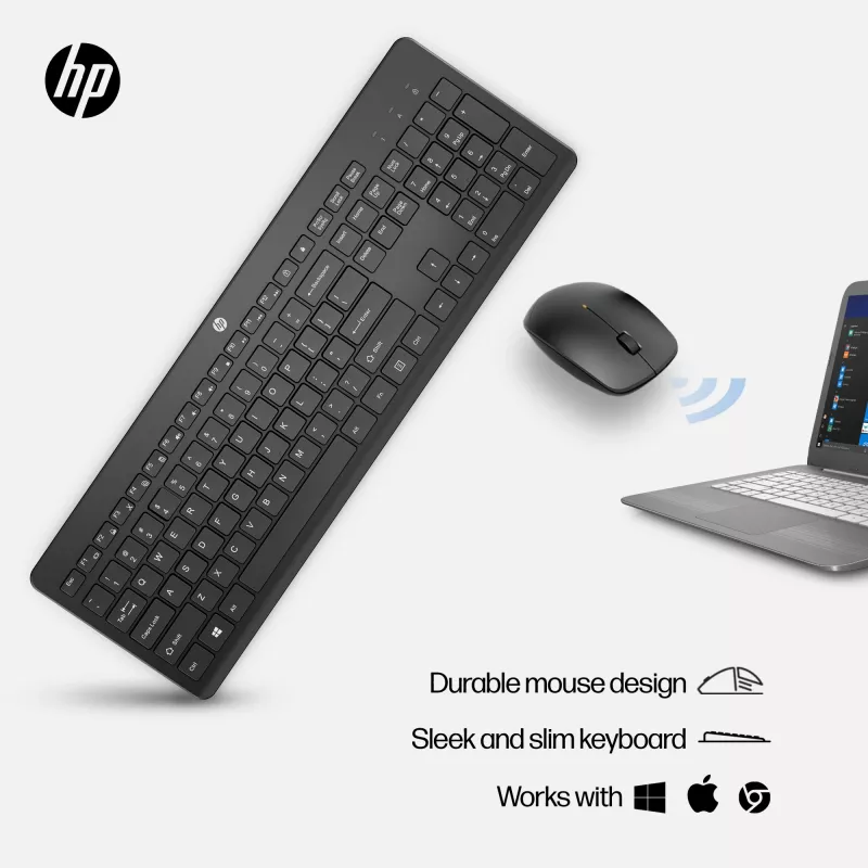 HP 230 bezdrôtová kombinácia myši a klávesnice