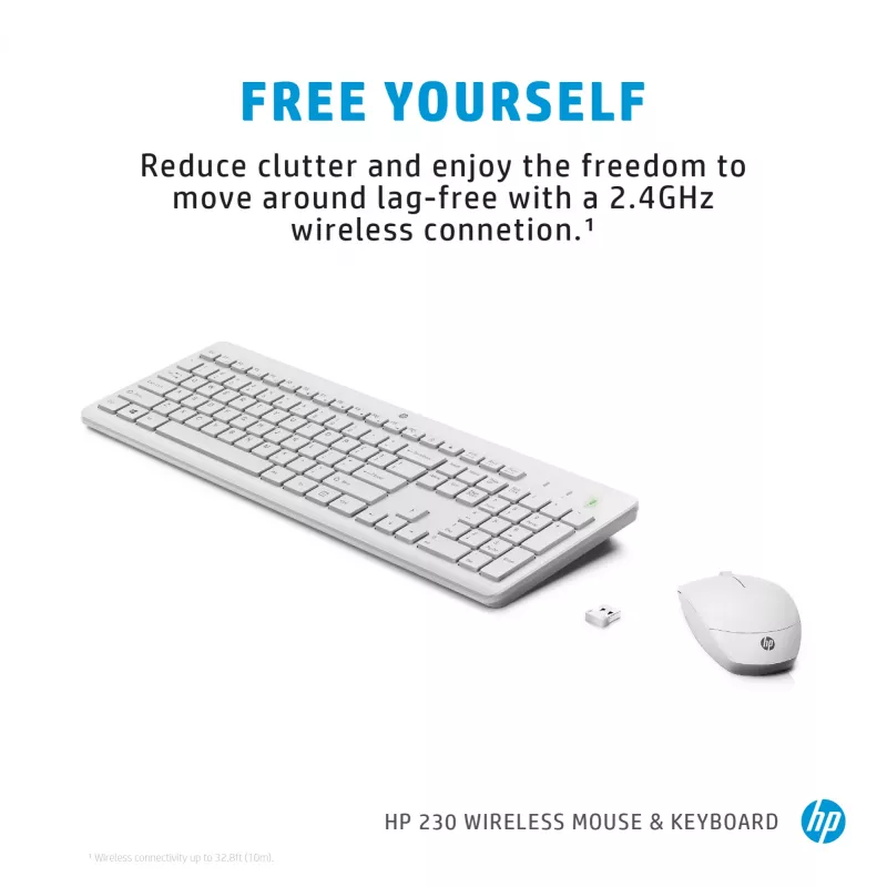 HP 230 bezdrôtová kombinácia myši a klávesnice