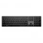 Bezdrôtová klávesnica Full-Size HP 975 — RF Wireless + Bluetooth, čierna, 100% rozloženie