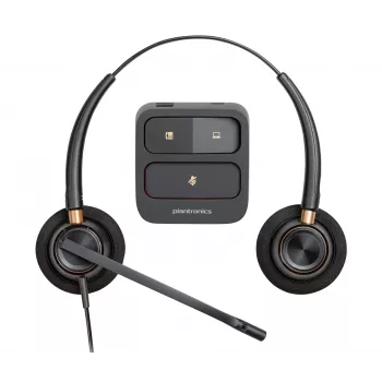 HP Poly EncorePro 520 binaurálny headset +Quick Disconnect, 74 g, čierny