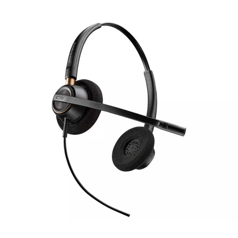 HP Poly EncorePro 520 binaurálny headset +Quick Disconnect, 74 g, čierny