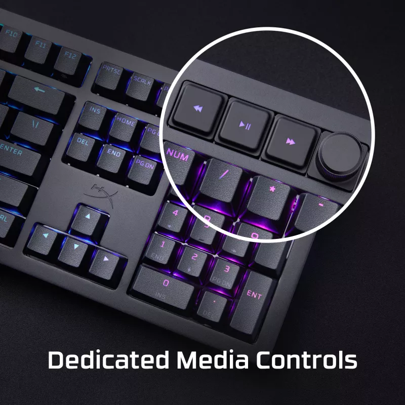 Herná klávesnica Kingston HP HyperX Alloy Rise model 7G7A3AA#ABD — kompaktná drôtová mechanická klávesnica EAN 0