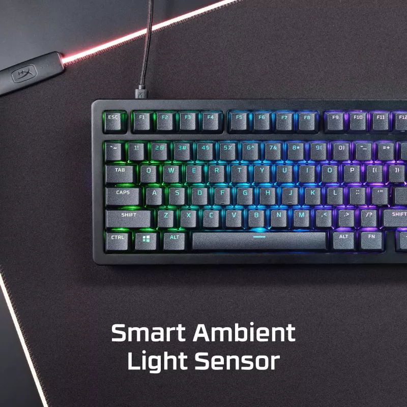 Mechanická herná klávesnica Kingston (HyperX) Alloy Rise 75 – kompaktné 75% rozloženie, drôtová, model 7G7A4AA#ABD