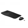 Bezdrôtová sada klávesnice a myši HP 685 Comfort — Full-size ergonomická klávesnica, RF Wireless + Bluetooth, čierna, s myšou