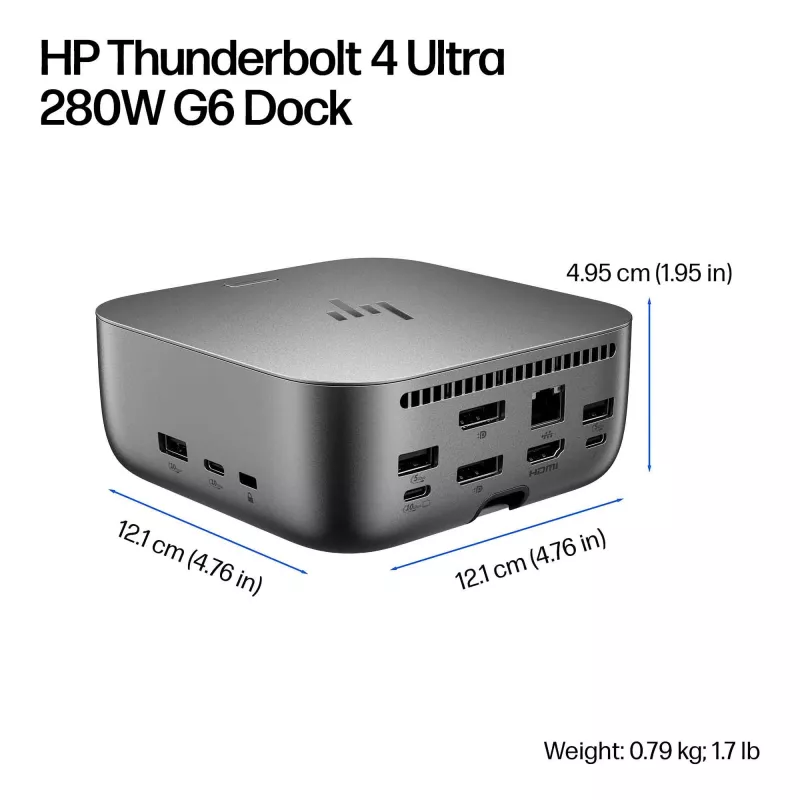 HP Thunderbolt 4 Ultra 280W G6 dokovacia stanica