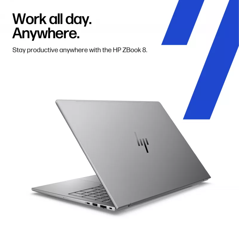 HP ZBook 8 G1i 14 Mobile Workstation, Intel Core Ultra 7 265H, 14-palcový WQXGA, 64GB, 2TB SSD, NVIDIA RTX 500 Ada, Windows 11 Pro